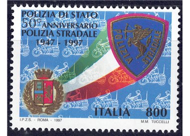 ITALIA 1997 Polizia stradale MNH**