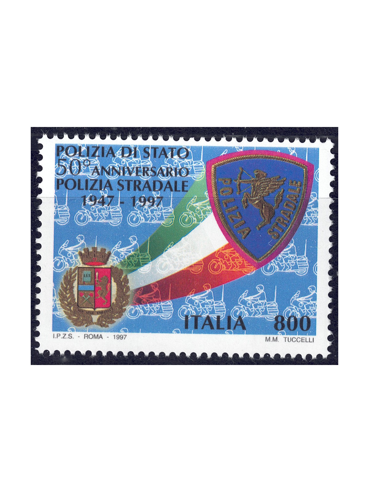 ITALIA 1997 Polizia stradale MNH**
