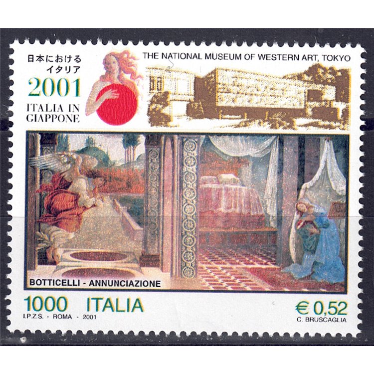ITALY 2001 Italy in Japan MNH**