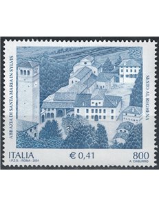 ITALY 2001 Abbey of Santa Maria in Sylvis MNH**