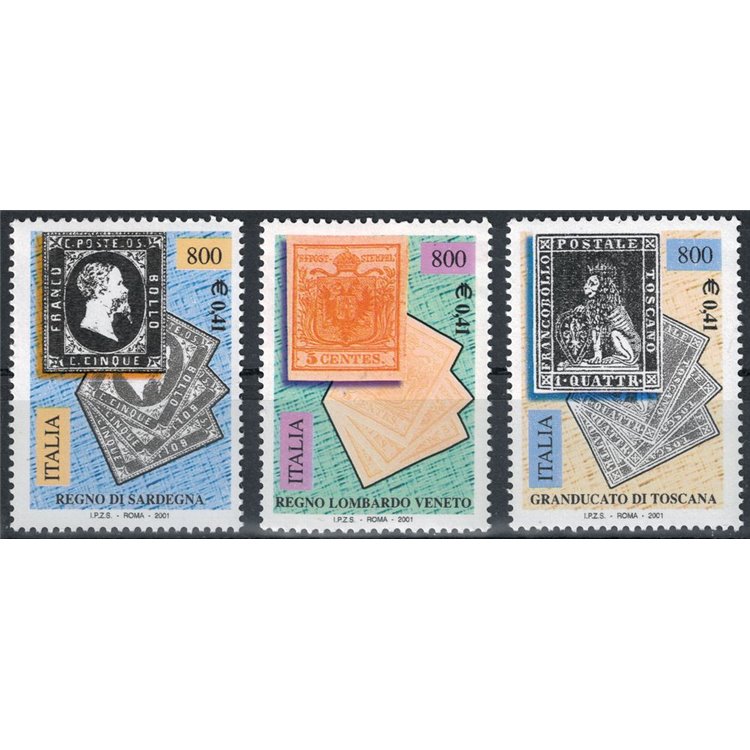 ITALY 2001 Ancient States 3v MNH**