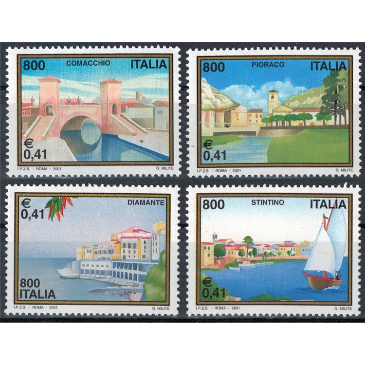 ITALIA 2001 Turismo 4v MNH**
