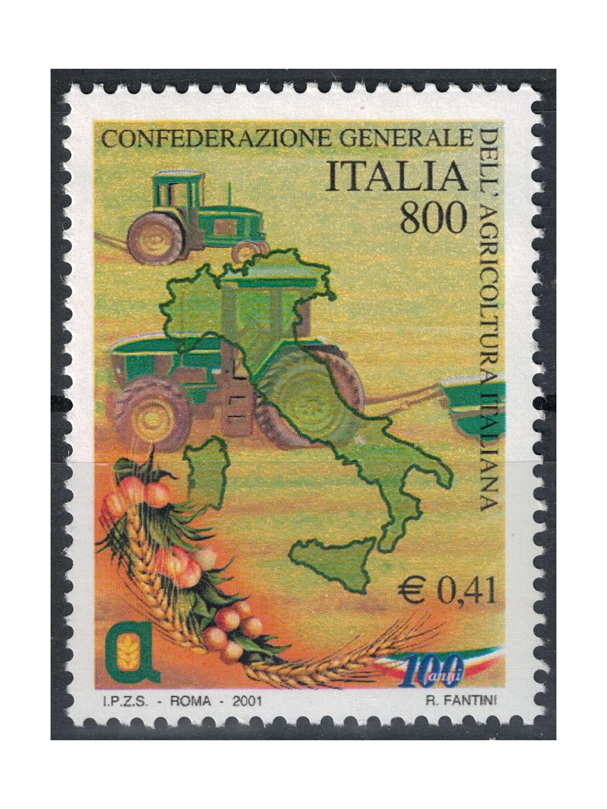 ITALY 2001 Agricultural Confederation MNH**