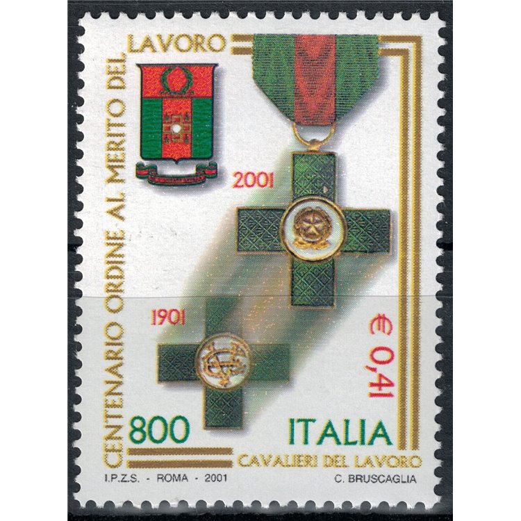 ITALY 2001 Knights of Labour MNH**
