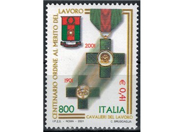 ITALIA 2001 Cavalieri del lavoro MNH**