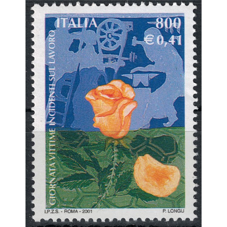 ITALIA 2001 Giornata vittime sul lavoro MNH**