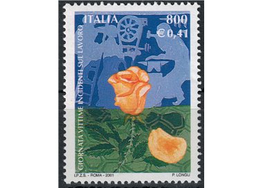 ITALY 2001 Day of Remembrance for Victims of Workplace Accidents MNH**