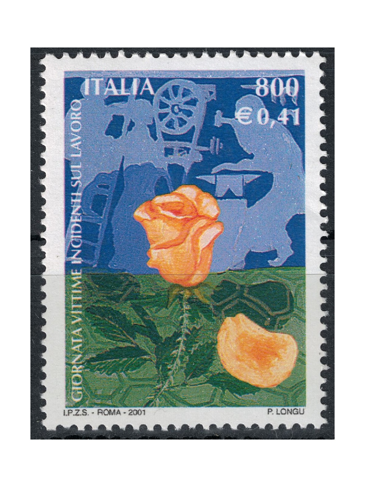 ITALIA 2001 Giornata vittime sul lavoro MNH**