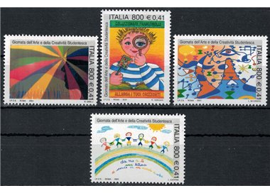 ITALY 2001 Student Art 4v MNH**