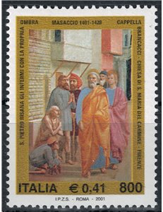 ITALIA 2001 Masaccio MNH**