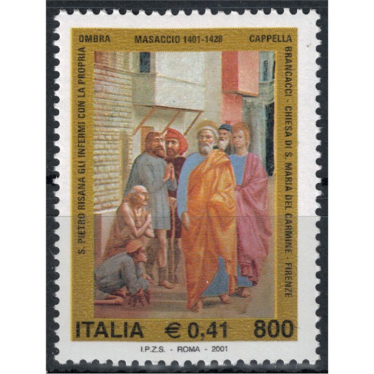 ITALIA 2001 Masaccio MNH**