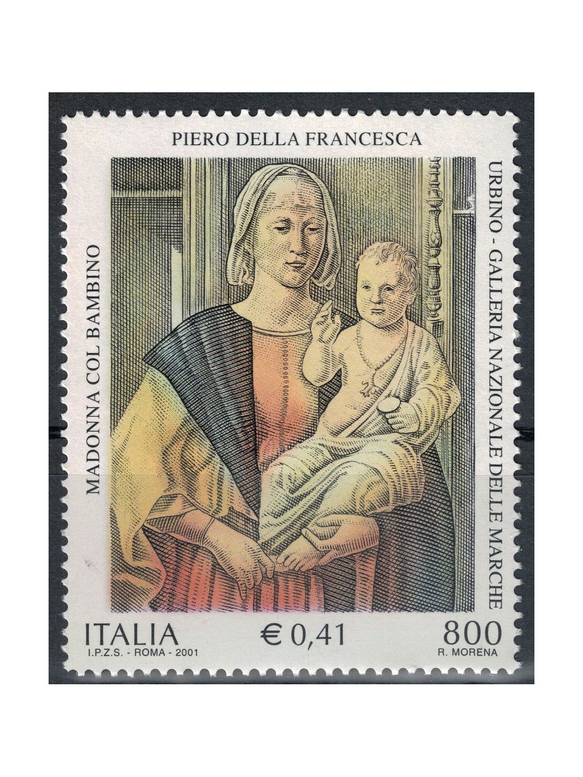 ITALY 2001 Piero della Francesca MNH**