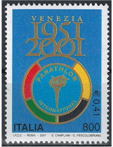 ITALY 2001 Panathlon International MNH**