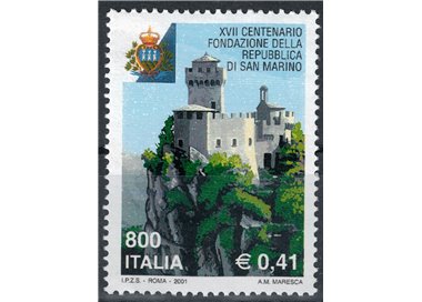 ITALY 2001 Centenary of San Marino MNH**