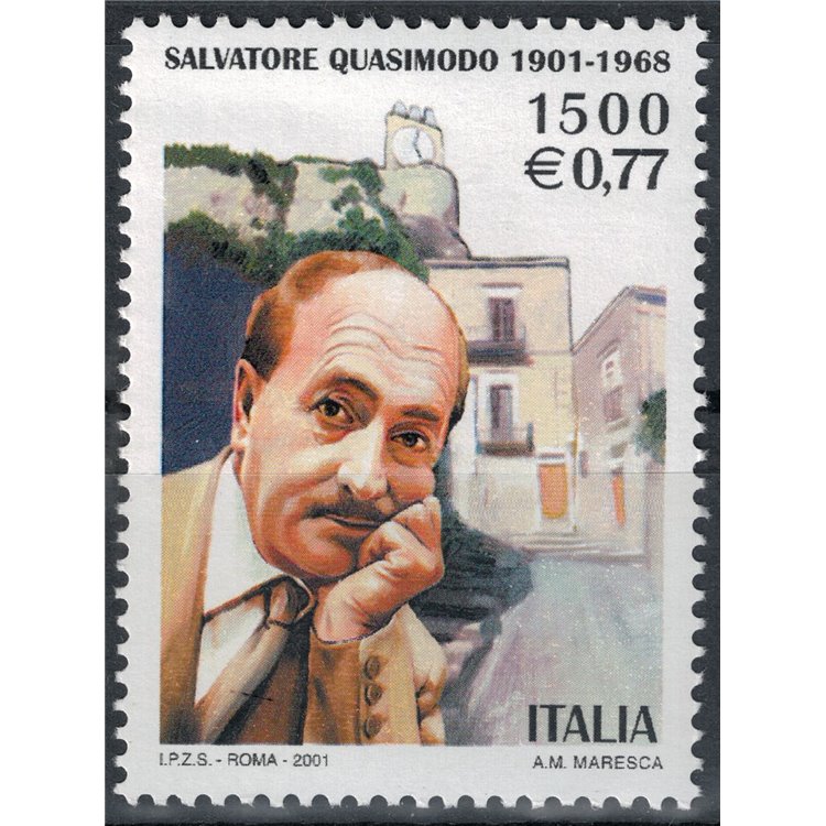 ITALY 2001 Salvatore Quasimodo MNH**