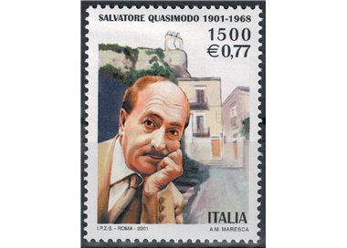 ITALY 2001 Salvatore Quasimodo MNH**
