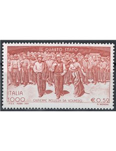 ITALIA 2001 Il Quarto Stato MNH**