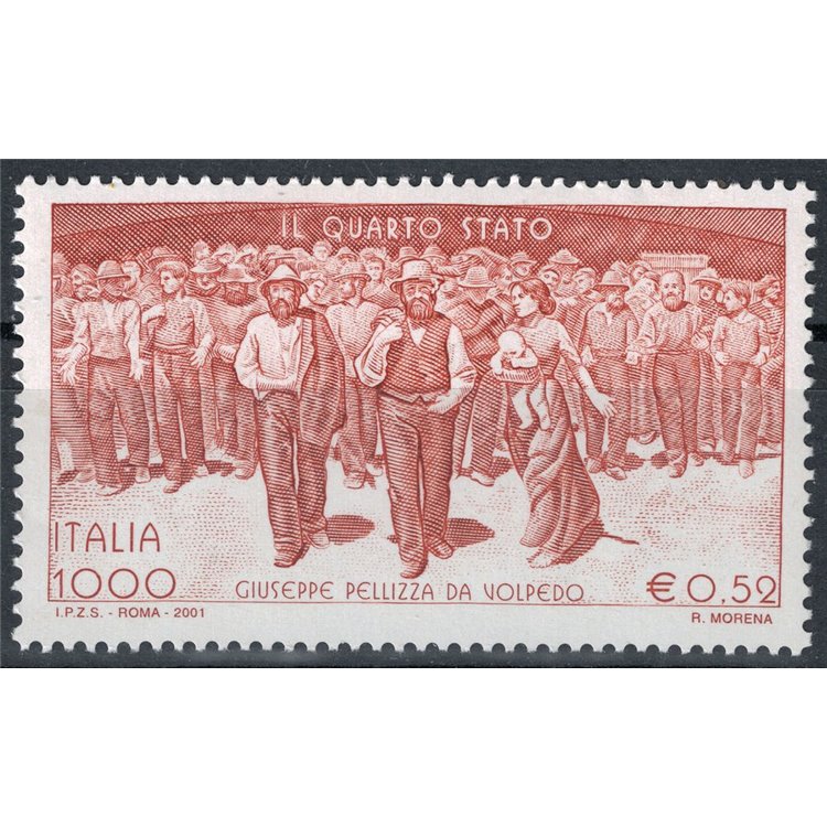 ITALIA 2001 Il Quarto Stato MNH**