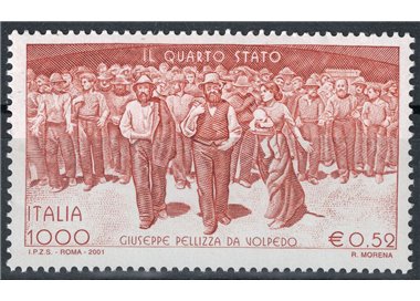 ITALIA 2001 Il Quarto Stato MNH**
