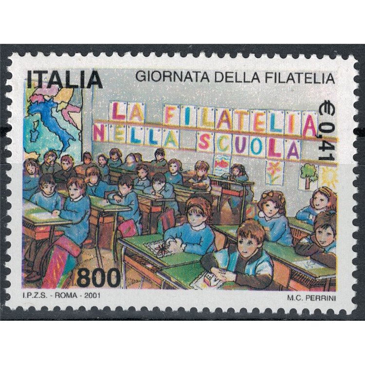 ITALIA 2001 Giornata della filatelia MNH**