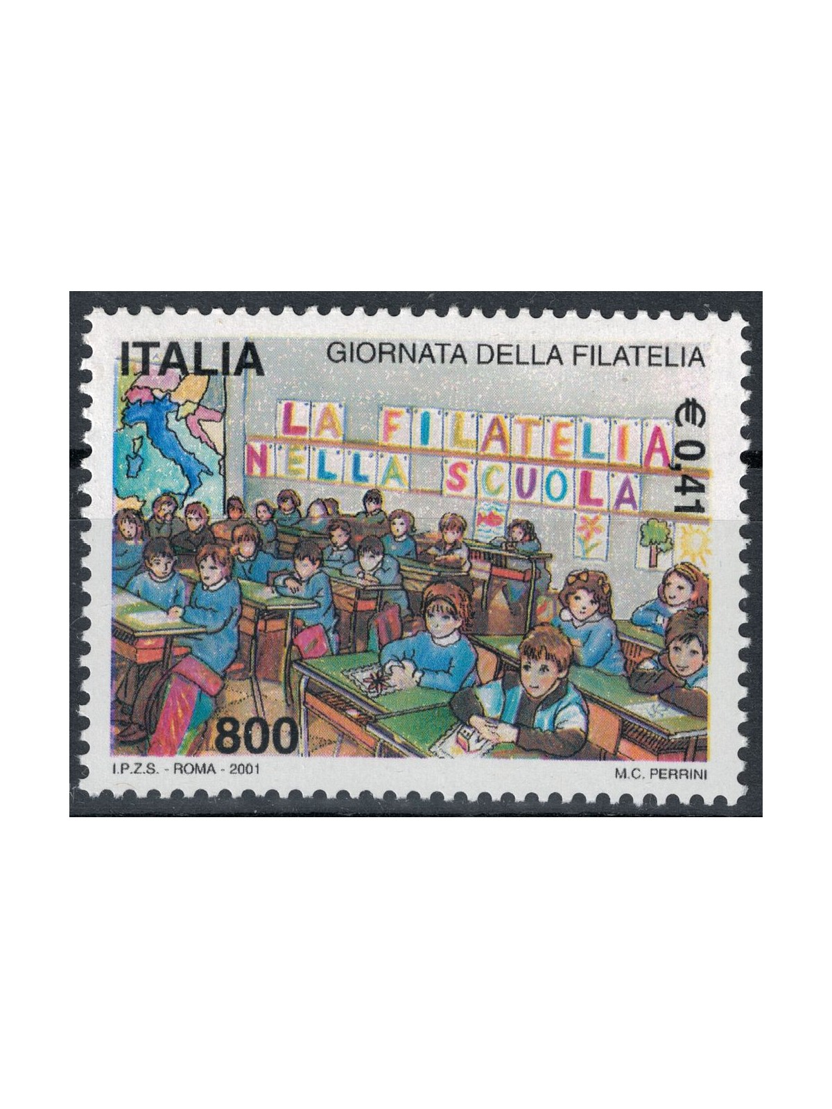 ITALY 2001 Philately Day MNH**