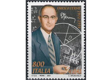 ITALIA 2001 Enrico Fermi MNH**
