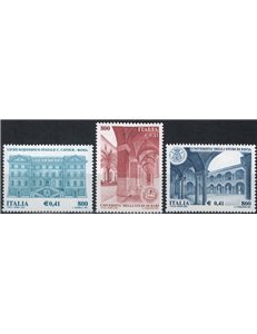 ITALIA 2001 Scuole e università 3v MNH**