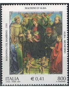 ITALIA 2001 Macrino d'Alba MNH**