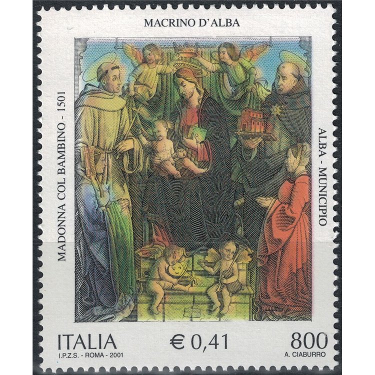 ITALIA 2001 Macrino d'Alba MNH**