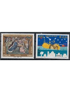 ITALY 2001 Christmas 2v MNH**