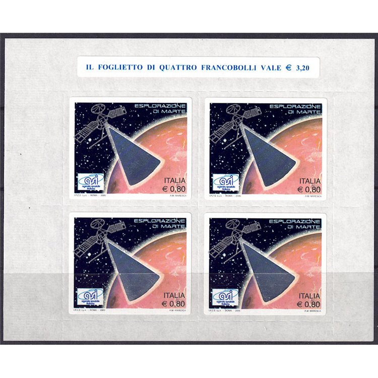 ITALY 2005 Exploration of Mars s/s MNH**