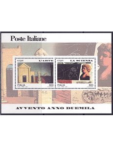 ITALY 2000 Art and Science s/s MNH**