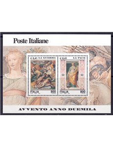 ITALIA 2000 Guerra e pace BF MNH**
