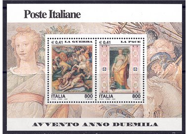 ITALY 2000 War and Peace s/s MNH**