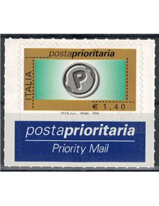 ITALY 2004 Priority Mail € 1.40 (B) MNH**