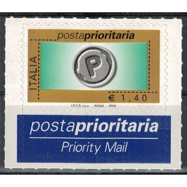ITALY 2004 Priority Mail € 1.40 (B) MNH**