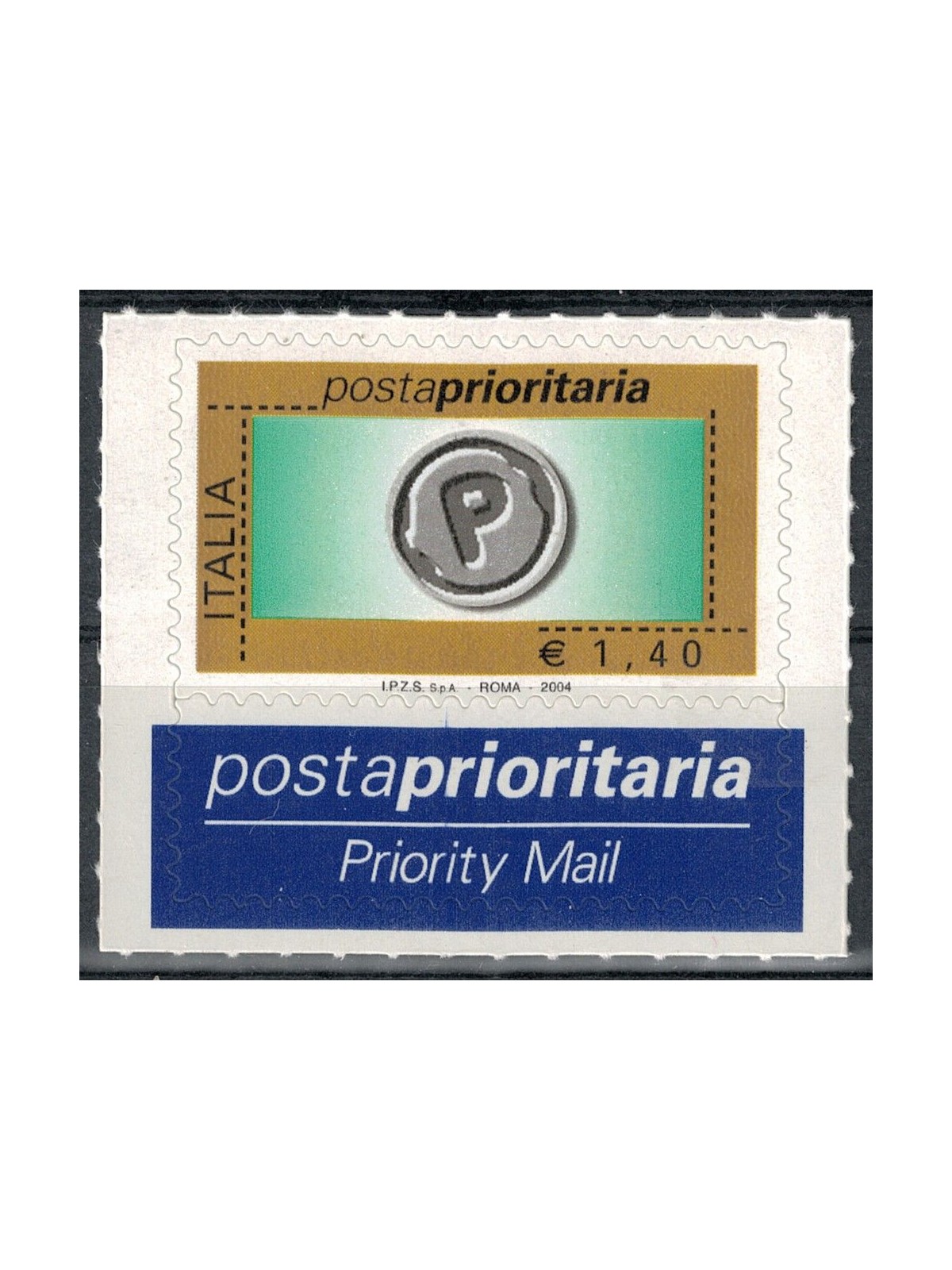 ITALY 2004 Priority Mail € 1.40 (B) MNH**