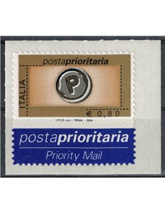 ITALY 2004 Priority Mail € 0.80 A MNH**