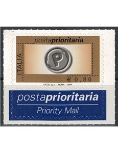 ITALIA 2004 Posta Prioritaria € 0,80 B MNH**