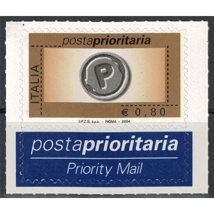 ITALIA 2004 Posta Prioritaria € 0,80 B MNH**