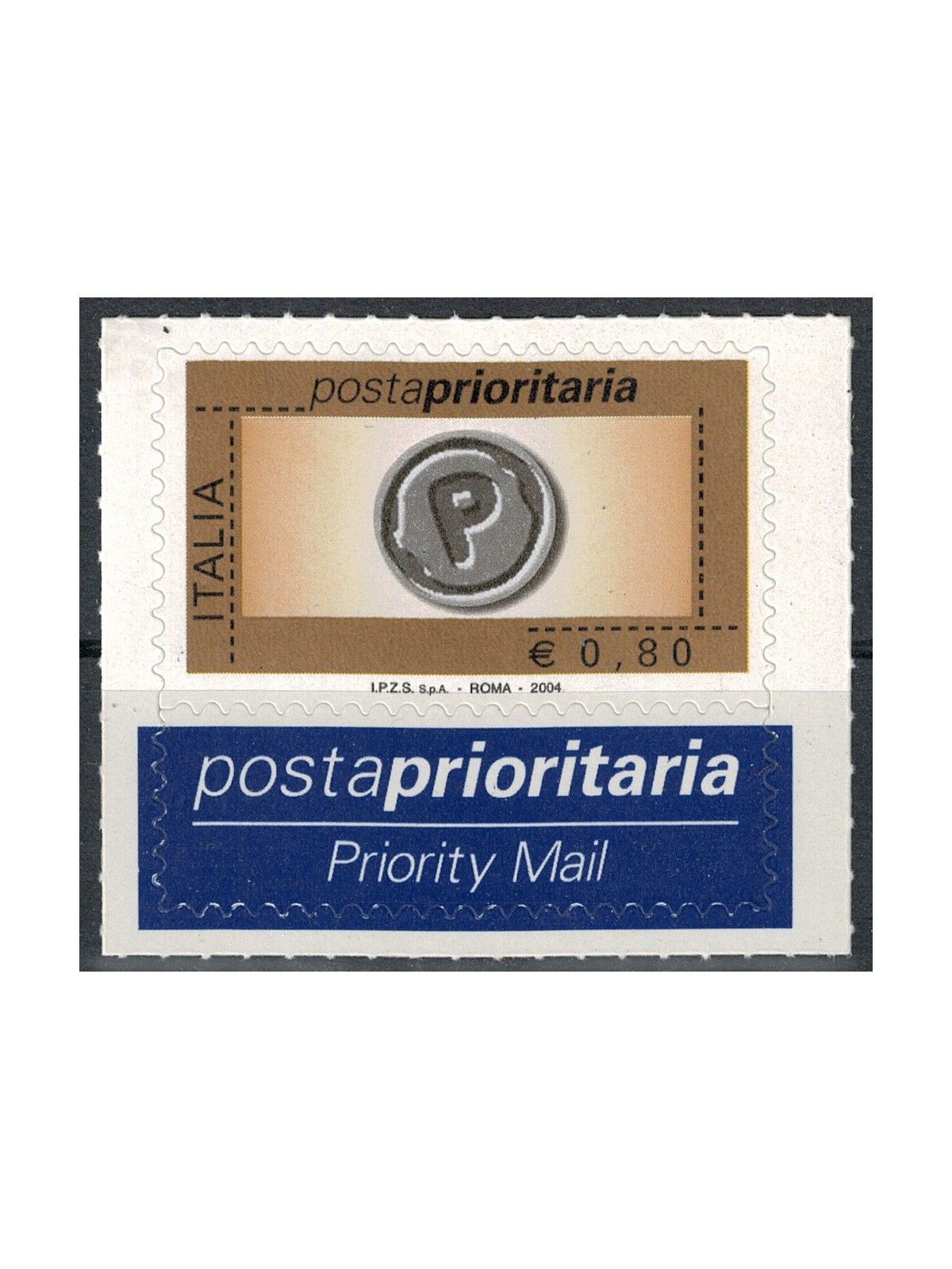 ITALIA 2004 Posta Prioritaria € 0,80 B MNH**