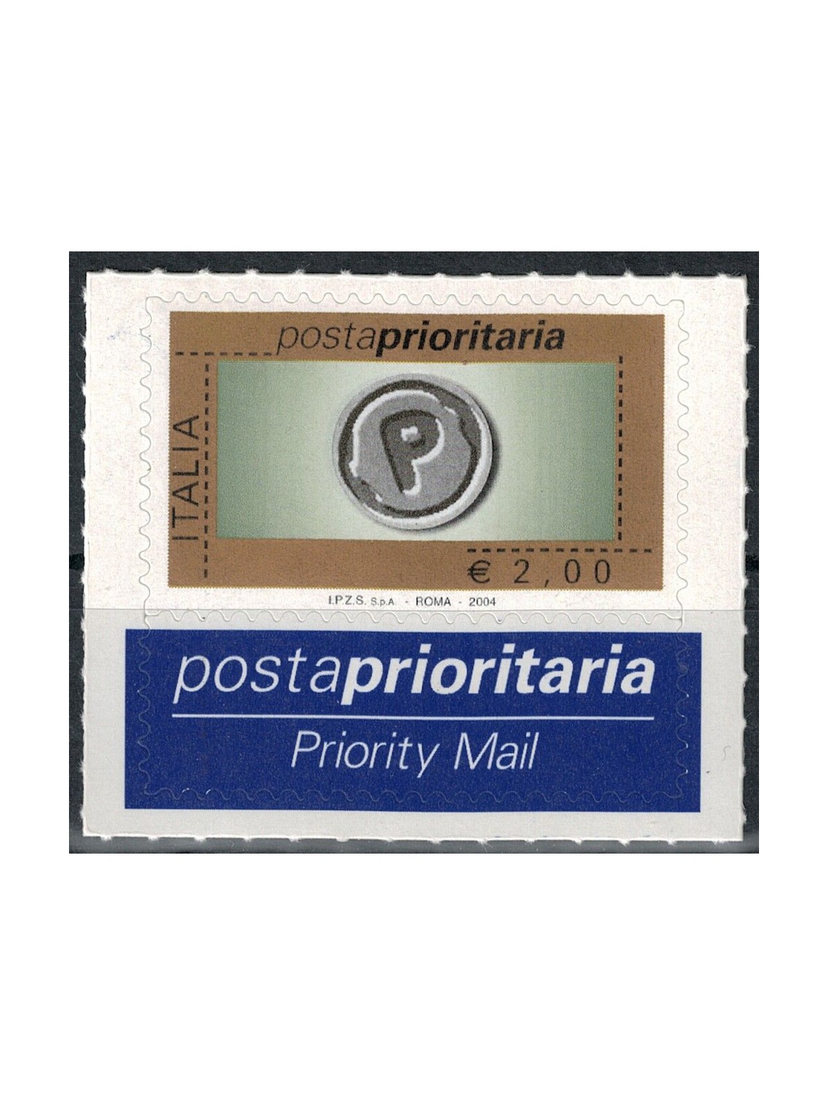 ITALIA 2004 Posta prioritaria € 2,00 MNH**