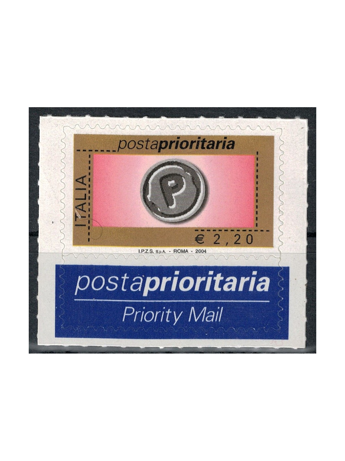 ITALY 2004 Priority Mail €2.20 MNH**