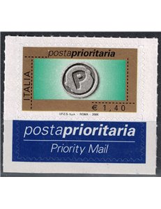 ITALY 2006 Priority Mail €1.40 MNH**