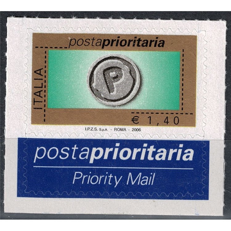 ITALY 2006 Priority Mail €1.40 MNH**