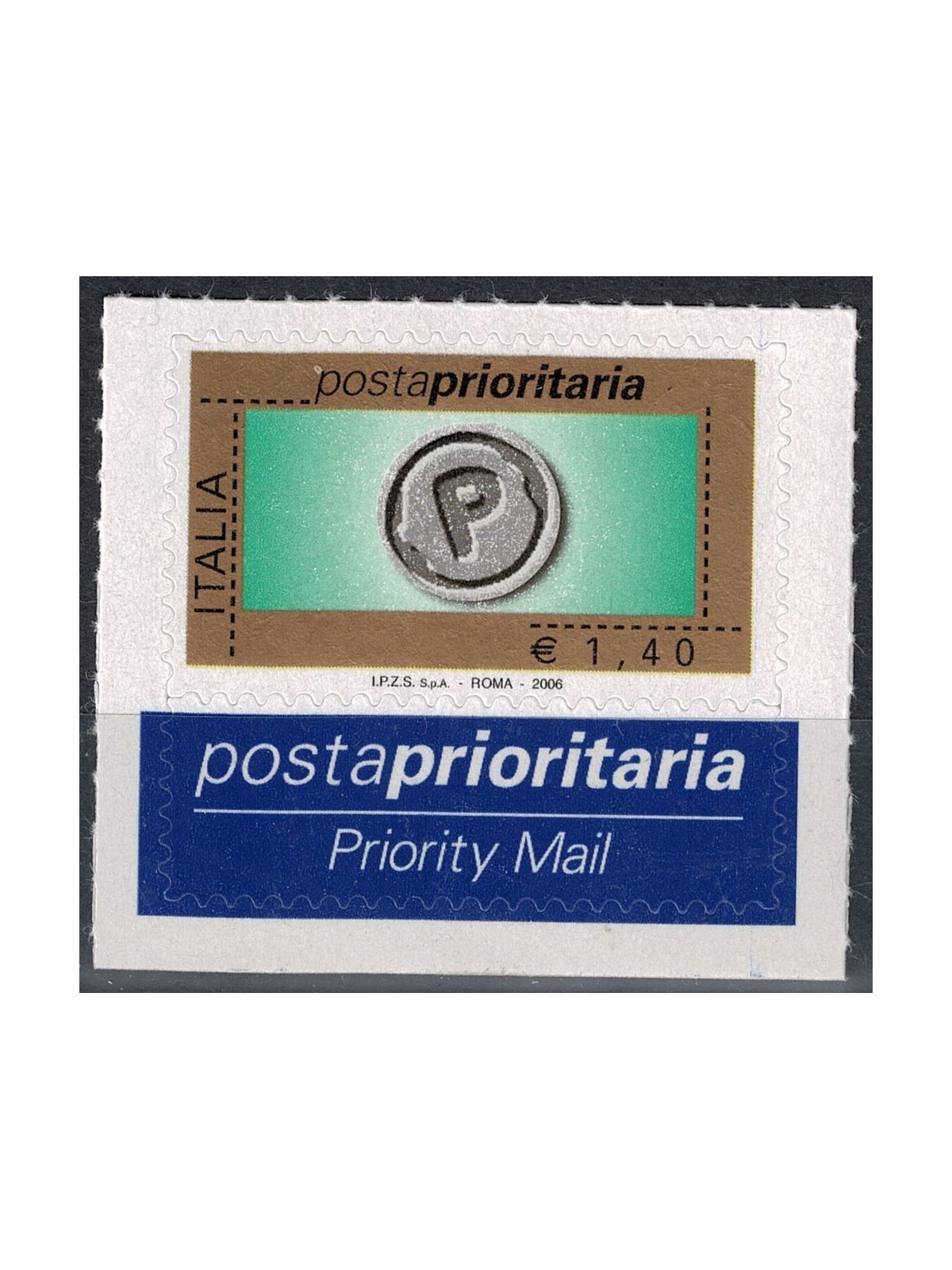 ITALY 2006 Priority Mail €1.40 MNH**