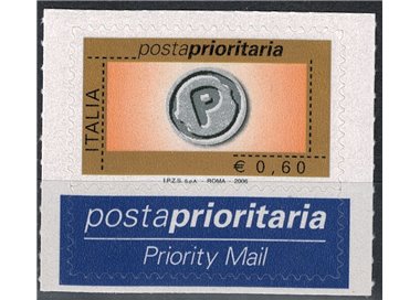 ITALY 2006 Priority mail € 0.60 (with year) MNH**