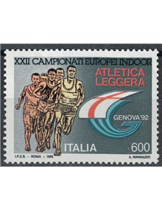 ITALIA 1992 Atletica leggera MNH**