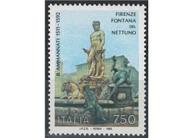 ITALY 1992 Neptune Fountain MNH**
