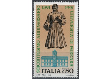 ITALIA 1992 Università di Ferrara MNH**